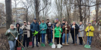 Участие в городском субботнике - Вавиловский университет