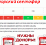  ВНИМАНИЕ, АКТУАЛЬНЫЙ ДОНОРСКИЙ СВЕТОФОР  - Центр крови