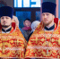 Настоятель и клирики Свято-Троицкого собора поздравили архипастыря с днем тезоименитства - Свято-Троицкий собор