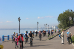 День города. Сотни саратовцев стали участниками праздничного велопарада